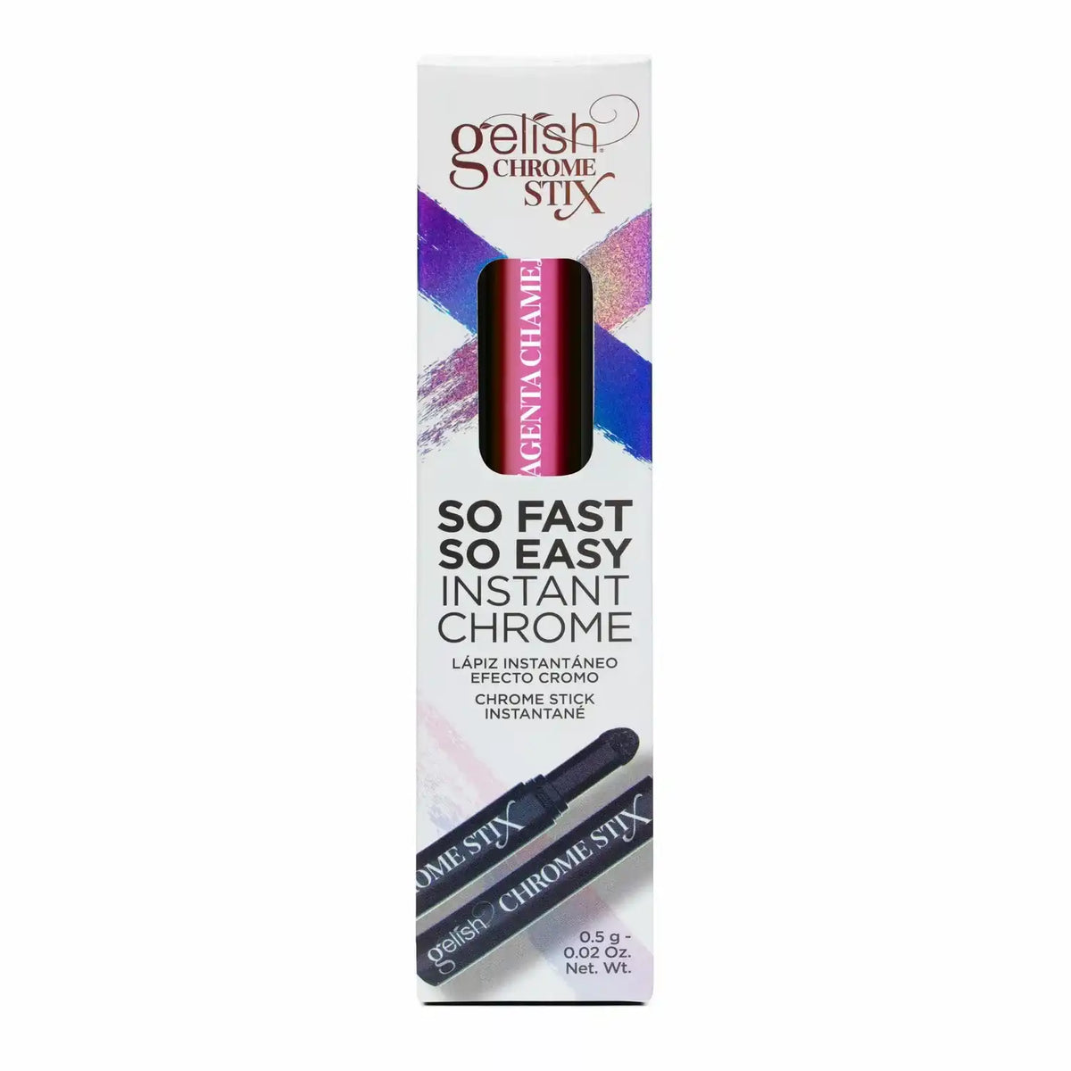 Gelish Chrome Stix Magenta Chameleon, 0.17 oz.