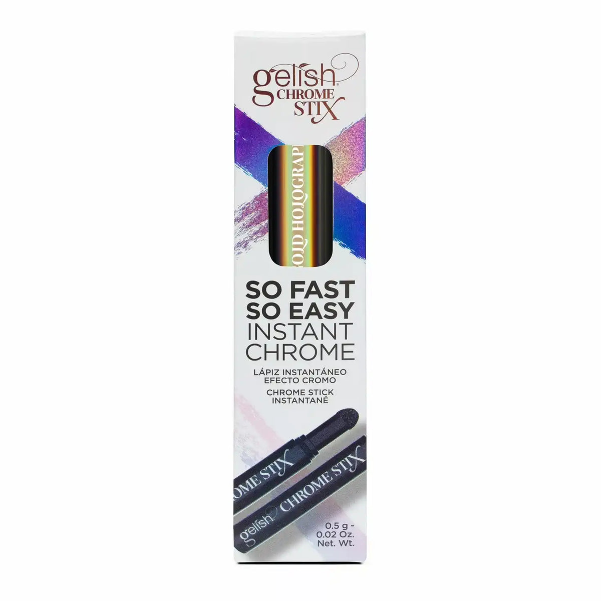 Gelish Chrome Stix Gold Holographic, 0.17 oz.