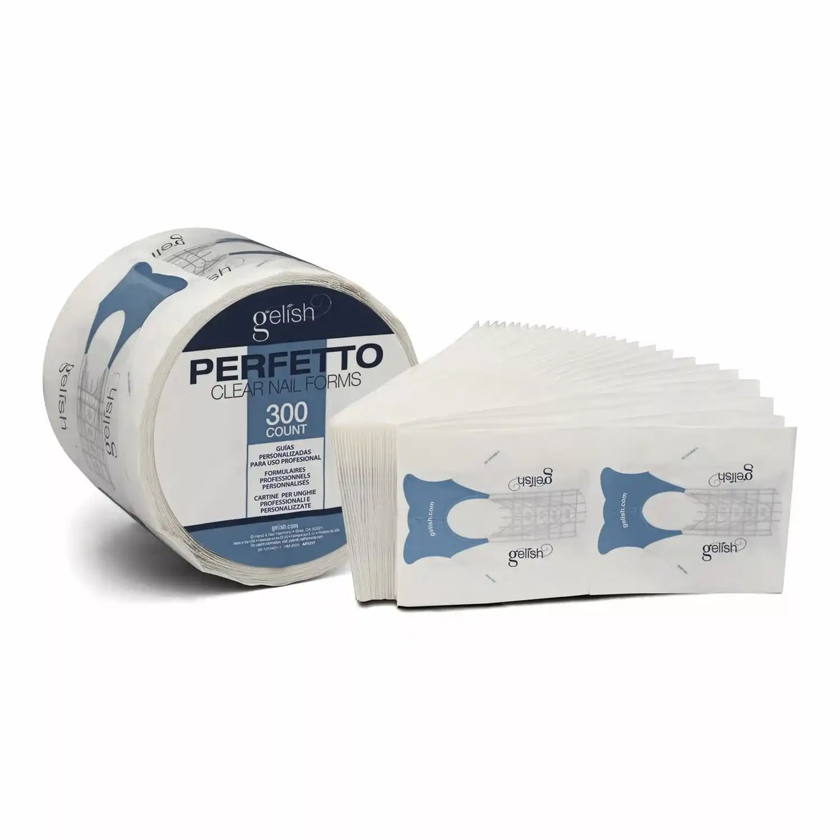 Gelish Perfetto Nail Forms Clear ( 300 CT)