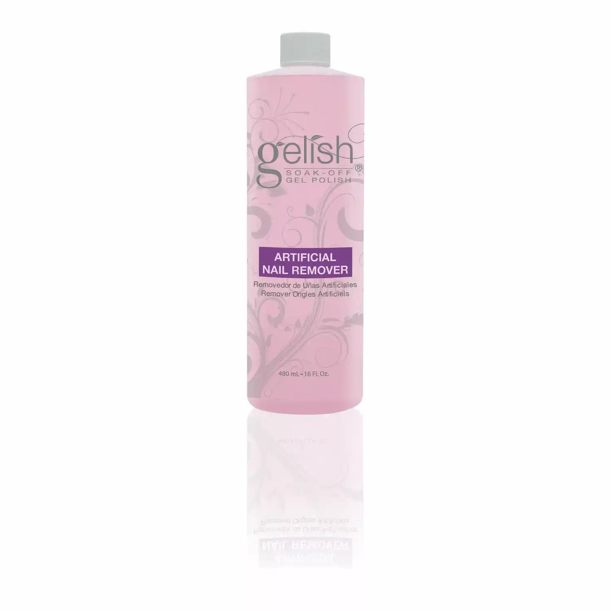 Gelish Artificial Nail Gel Polish Remover, 16 oz.