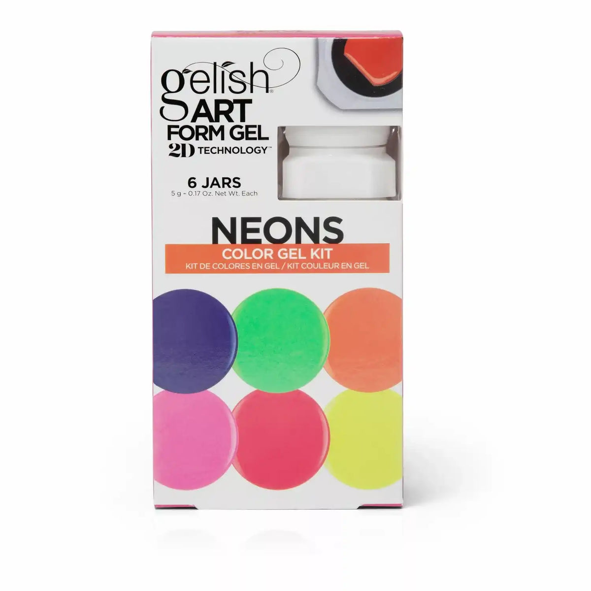 Gelish Art Form Gel Neon Color Gel Kit