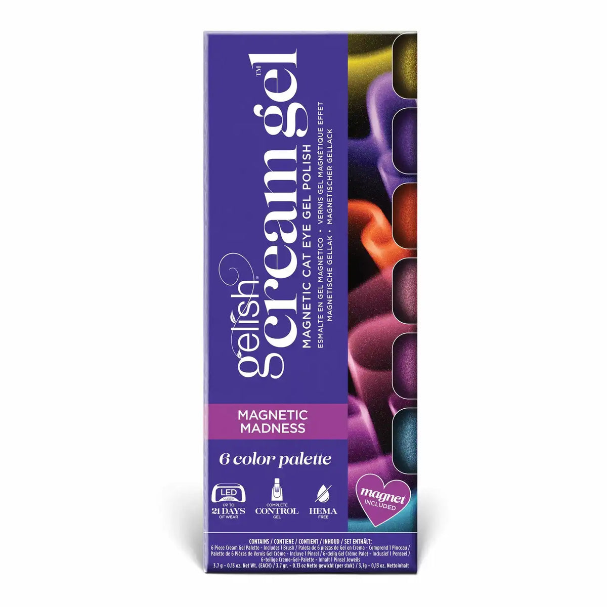 Gelish Cream Gel 6PC Palette - Magnetic Madness