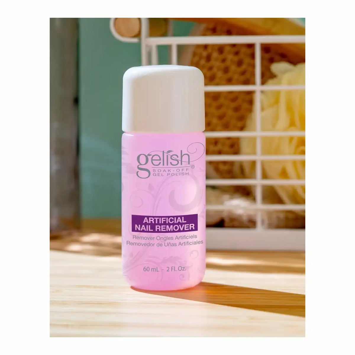 Gelish Artificial Nail Gel Polish Remover, 4 oz.