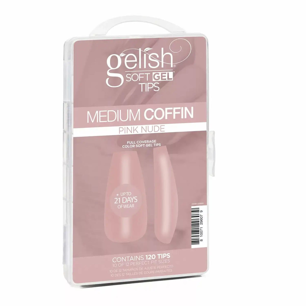 Soft Gel™ Tips - Pink Nude Medium Coffin 120CT