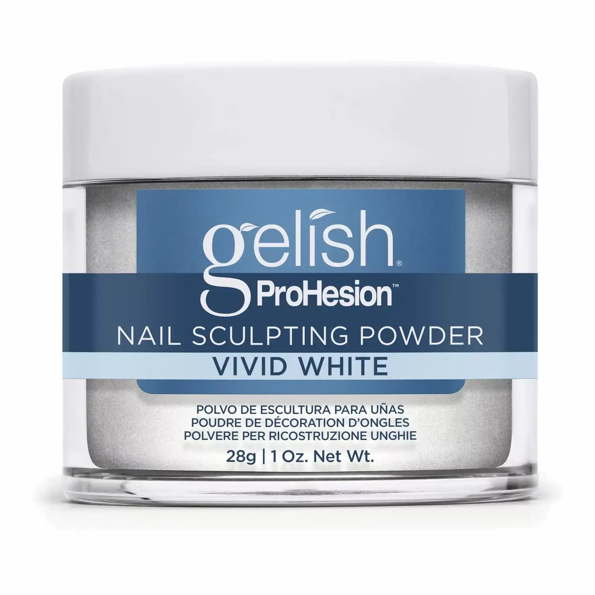 Gelish Prohesion Nail Sculpting Powder Vivid White, 0.8 0z