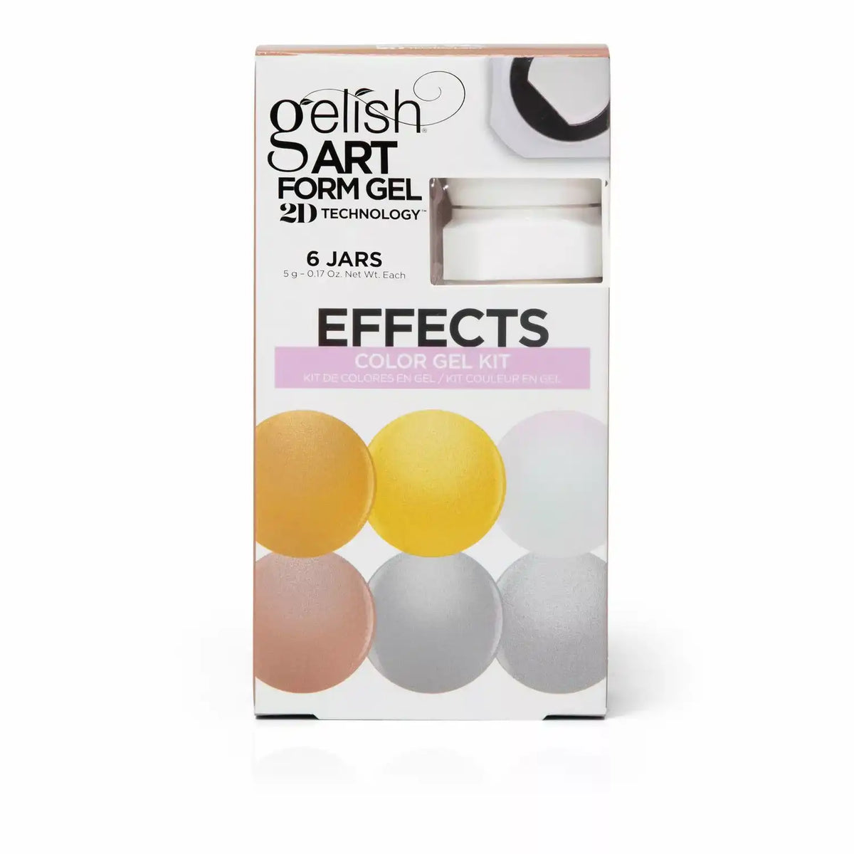 Gelish Art Form Gel Effects Color Gel Kit
