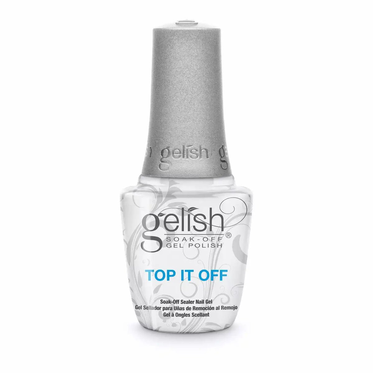 Gelish Top It Off Sealer Gel Top Coat LED Gel Polish, 0.5 fl oz.
